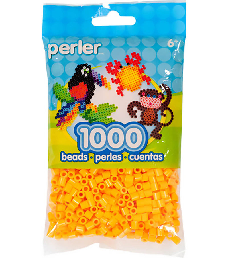 1,000 Perler Beads - Cheddar