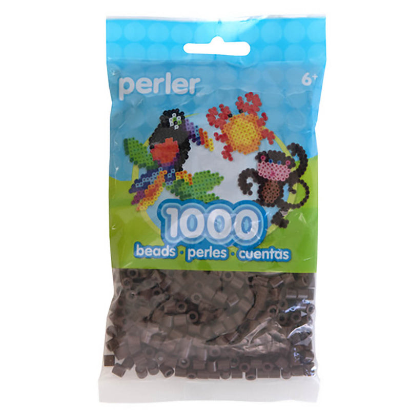 1,000 Perler Beads - Brown
