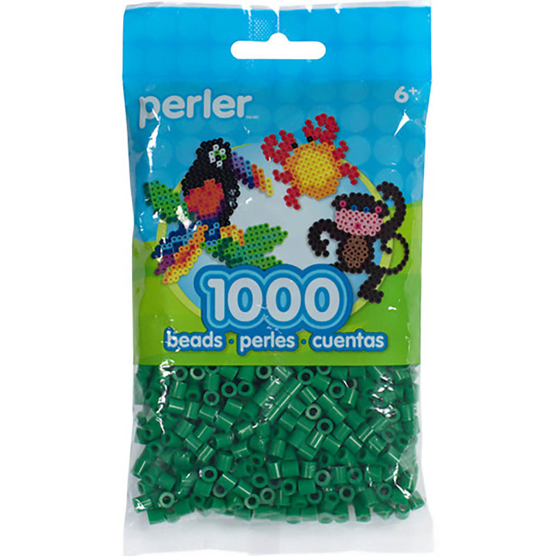 1,000 Perler Beads - Dark Green