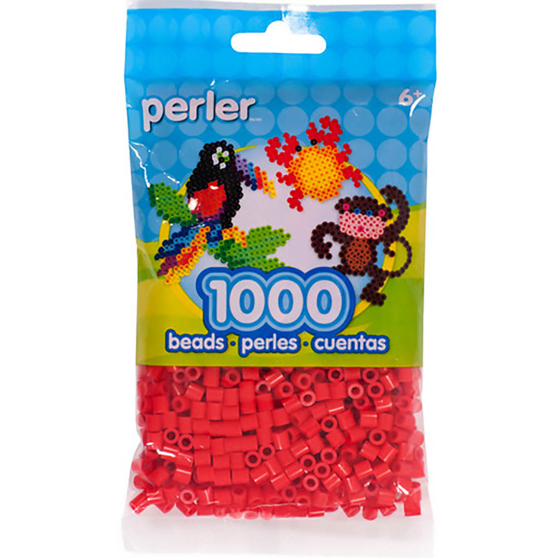 1,000 Perler Beads - Red