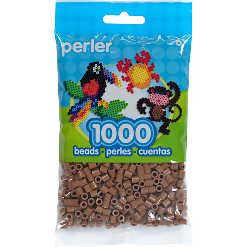 1,000 Perler Beads - Light Brown