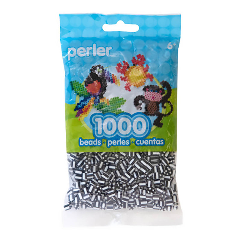 1,000 Perler Beads - Zebra Stripe